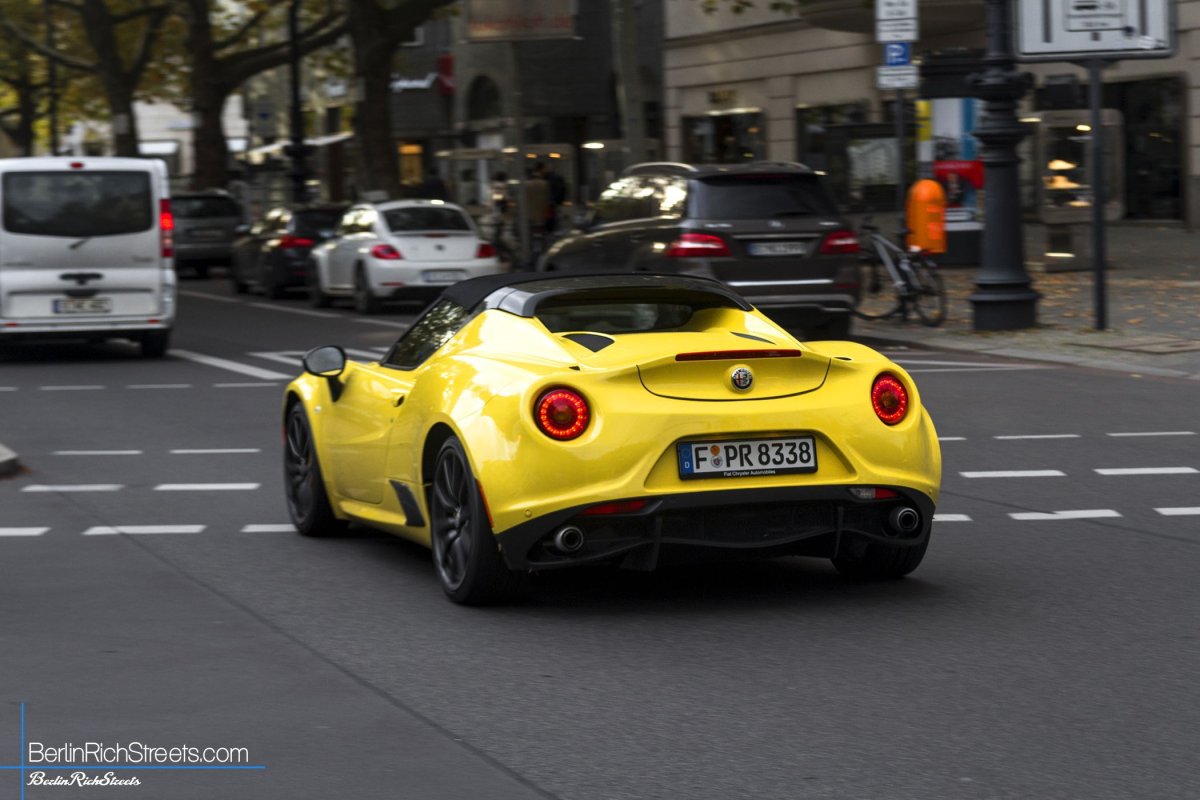 Alfa Romeo 4C Spider spotted in Berlin — BerlinRichStreets